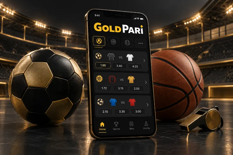 Футбол, баскетбол и список матчей Gold Pari